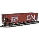 Offset Hopper - Ready to Run -- Canadian National (brown, white Large Logo), HO, WalthersTrainline 1424