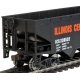 Offset Hopper - Ready to Run -- Illinois Central (orange, black, white Large Logo), HO, WalthersTrainline 1426