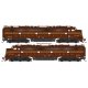 EMD E8 A-A - Standard DC -- Pennsylvania Railroad 5798A, 5715 (Class EP-22 Tuscan, Five-Stripe)