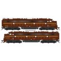 EMD E8 A-A - Standard DC -- Pennsylvania Railroad 5798A, 5715 (Class EP-22 Tuscan, Five-Stripe), HO, WalthersProto 49900