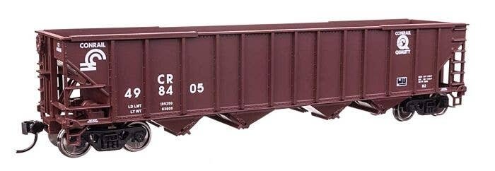 50′ 100-Ton 4-Bay Hopper - Ready to Run -- Conrail 498405, HO, WalthersMainline 57811
