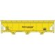 ACF 47′ 3-Bay Center-Flow Covered Hopper - Kit -- Honeymead 53204 (yellow, brown), HO, Accurail Inc 81762