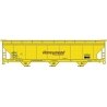 ACF 47′ 3-Bay Center-Flow Covered Hopper - Kit -- Honeymead 53204 (yellow, brown), HO, Accurail Inc 81762