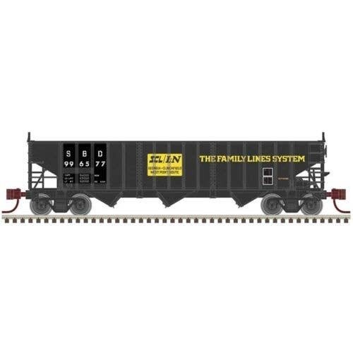 Pullman-Standard PS-2750 3-Bay Hopper 3-Pack - Ready to Run - Master(R) -- Seaboard S, N, Atlas Model Railroad Co. 50007011
