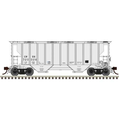 Portec 3000 2-Bay Covered Hopper - Ready to Run - Master(R) -- Chicago Freight Car L, HO, Atlas Model Railroad Co. 20007689