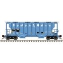 Portec 3000 2-Bay Covered Hopper - Ready to Run - Master(R) -- General American de M, HO, Atlas Model Railroad Co. 20007694