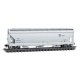 ACF 3-Bay Center Flow Covered Hopper with Elongated Hatches - Ready to Run -- Union Pacific S, N, Micro Trains Line 9400970