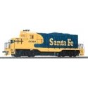 EMD GP9M - Standard DC -- Santa Fe (Warbonnet blue, yellow), HO, WalthersTrainline 103