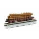 ACF 40′ Log Car -- 1935-1960 Version, N, Bachmann Industries 18352