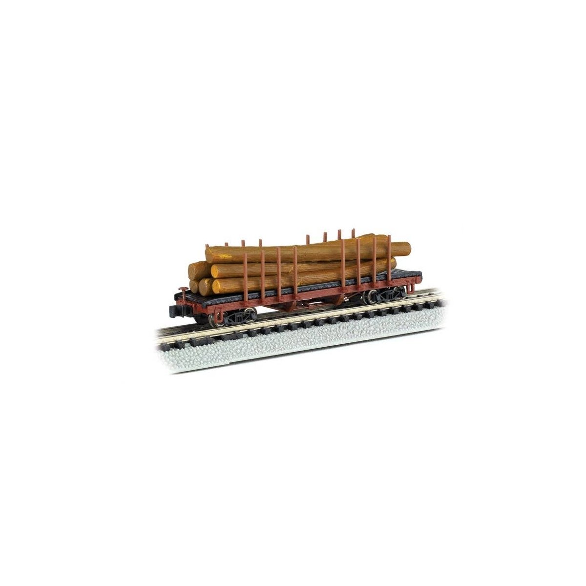 ACF 40′ Log Car -- 1935-1960 Version, N, Bachmann Industries 18352
