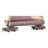 101 Disconnect Log Car Trucks with Logs - Kit -- Undecorated, HO, Kadee Quality Products 101
