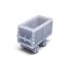 Mining Carts -- Unpainted 3D Printed Parts pkg(5), N, ALL SCALE MINIATURES 1600970
