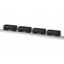 Class G38 Ore Car 4-Pack - Ready to Run -- Pennsylvania Railroad 15010, 15265, 15392, 15495 (As-Deliver, HO, Lionel 2474091