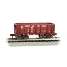 Ore Car - Flat-Bottom - Ready to Run -- Pennsylvania Railroad 14517 (Boxcar Red, Plain Keysto, N, Bachmann Industries 18654