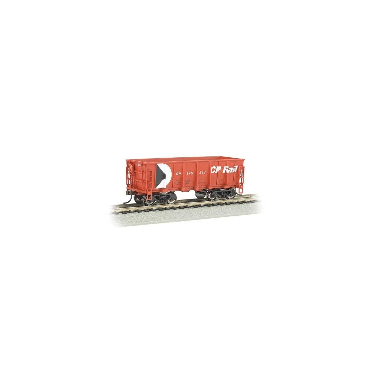 Ore Car - Ready to Run - Silver Series(R) -- Canadian Pacific 375514 (Multimark Logo), HO, Bachmann Industries 18602