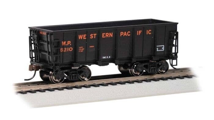 Ore Car - Ready to Run - Silver Series(R) -- Western Pacific 6210 (black, orange), HO, Bachmann Industries 18612