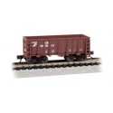 Flat-Bottom Ore Car - Ready to Run -- Conrail 500625 (Boxcar Red), N, Bachmann Industries 18659