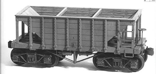 22′ Wood Ore Car 2-Pack - Kit -- Undecorated, HO, Tichy Train Group 4012