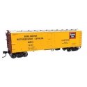 40′ Steel Reefer with Dreadnaught Ends - Ready-to-Run -- Burlington Refrigerator Express BREX 7, HO, WalthersMainline 41405