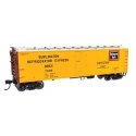 40′ Steel Reefer with Dreadnaught Ends - Ready To Run -- Burlington Refrigerator Express BREX 7, HO, WalthersMainline 41408