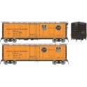 Class R-40-27 Steel Reefer - Ready to Run -- Pacific Fruit Express Set 2 (1957 Scheme, orang, HO, Rapido Trains Inc 196002A