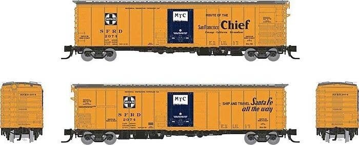 Class RR-56 Mechanical Reefer - Ready to Run -- Santa Fe 1 (orange, blue, black, San Francisc, N, Rapido Trains Inc 561002A