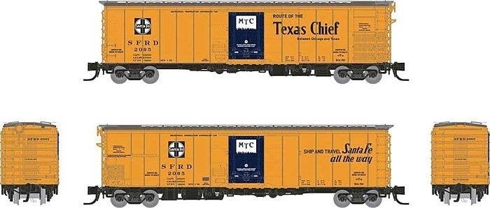 Class RR-56 Mechanical Reefer - Ready to Run -- Santa Fe (orange, blue, black, Texas Chief Sl, N, Rapido Trains Inc 561003A