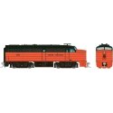 Alco FA1 - Standard DC -- New Haven 0429 (As Delivered, orange, green, silver), HO, Rapido Trains Inc 37026
