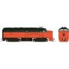 Alco FA1 - Standard DC -- New Haven 0429 (As Delivered, orange, green, silver)