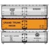 40′ Wood Reefer 3-Pack - Kit -- 1 Each Canadian National 207735, Grand Trunk 46038, Pacific Great Ea, HO, Accurail Inc 8180
