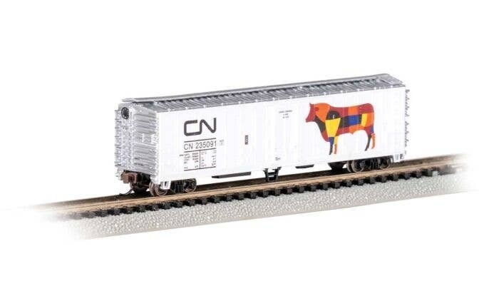 ACF 50′ Steel Mechanical Reefer - Ready to Run - Silver Series¨ -- Canadian National 235091 (, N, Bachmann Industries 17963