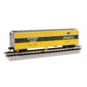 50′ Steel Mechanical Reefer - Ready to Run - Silver Series(R) -- New York Central 1006 (yello, N, Bachmann Industries 17961