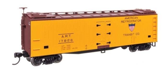 40′ Early Reefer - Ready To Run -- American Refrigerator Transit 17826, HO, WalthersMainline 41226