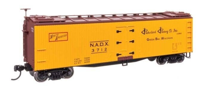 40′ Early Reefer - Ready To Run -- Packerland Packing Co. NADX 3712, HO, WalthersMainline 41239