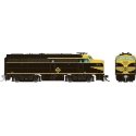 Alco FA1 - LokSound and DCC -- Erie 728 (black, yellow Wings), HO, Rapido Trains Inc 37514