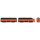 Alco FA1-FB1 Set - Standard DC -- New Haven 0416, 0457 (As Delivered, orange, green, silver)