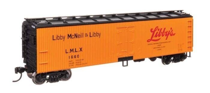 40′ Wood Reefer with Steel ends - Ready to Run -- Libby LMLX 1660, HO, WalthersMainline 41315