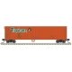 50′ Mechanical Reefer - Ready to Run -- Tropicana 142 (orange, green, white), N, Trainman 50006477