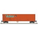 50′ Mechanical Reefer - Ready to Run -- Tropicana 142 (orange, green, white), N, Trainman 50006477