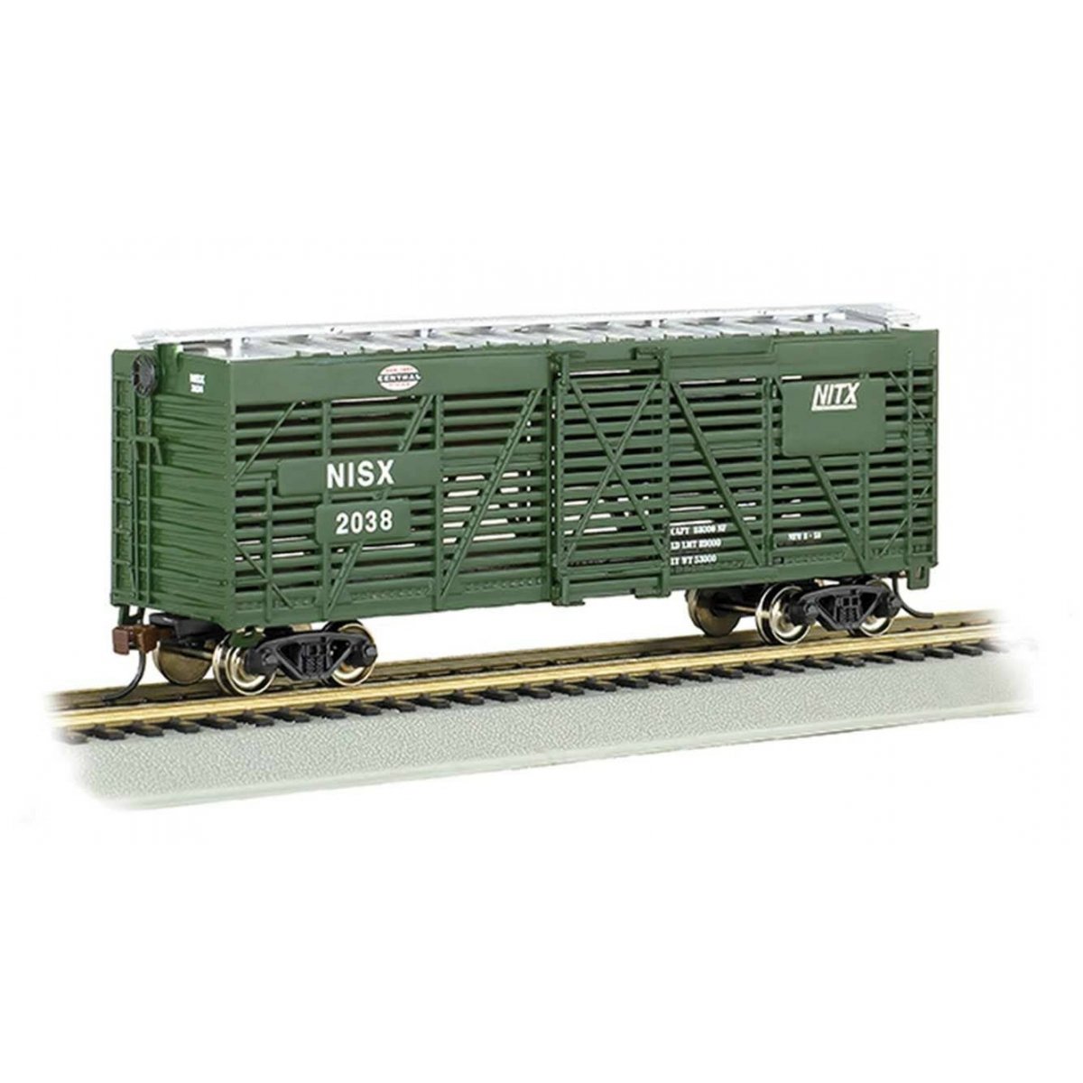 40′ Stock Car - Ready to Run - Silver Series(R) -- New York Central 2038 (green)