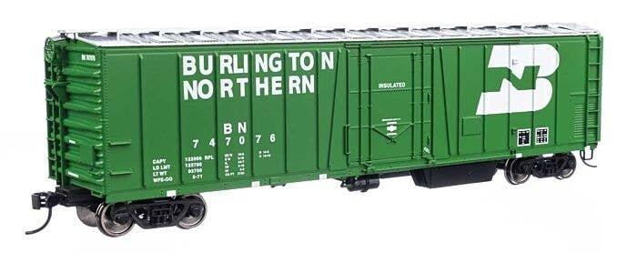 50′ AAR Mechanical Refrigerator Car - Ready-to-Run -- Burlington Northern 747076, HO, WalthersMainline 3778