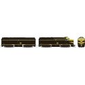 Alco FA1-FB1 Set - LokSound and DCC -- Erie 725A, 725B (black, yellow Wings), HO, Rapido Trains Inc 37515