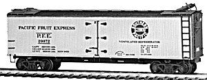 40′ Double Sheathed Wood Reefer - PFE Class R-40 - Kit -- Undecorated Single Car, HO, Tichy Train Group 4024