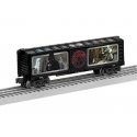 Steel Boxcar - 3-Rail - Ready to Run -- Star Wars(TM) Storm Troopers (black, Full-Color Sides), O, Lionel 2528250