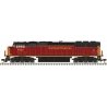 EMD SD60E with Ditch Lights - ESU LokSound and DCC - Master Gold(TM) -- Carload Express 6001 (maroon, yellow), N, Atlas Model Ra