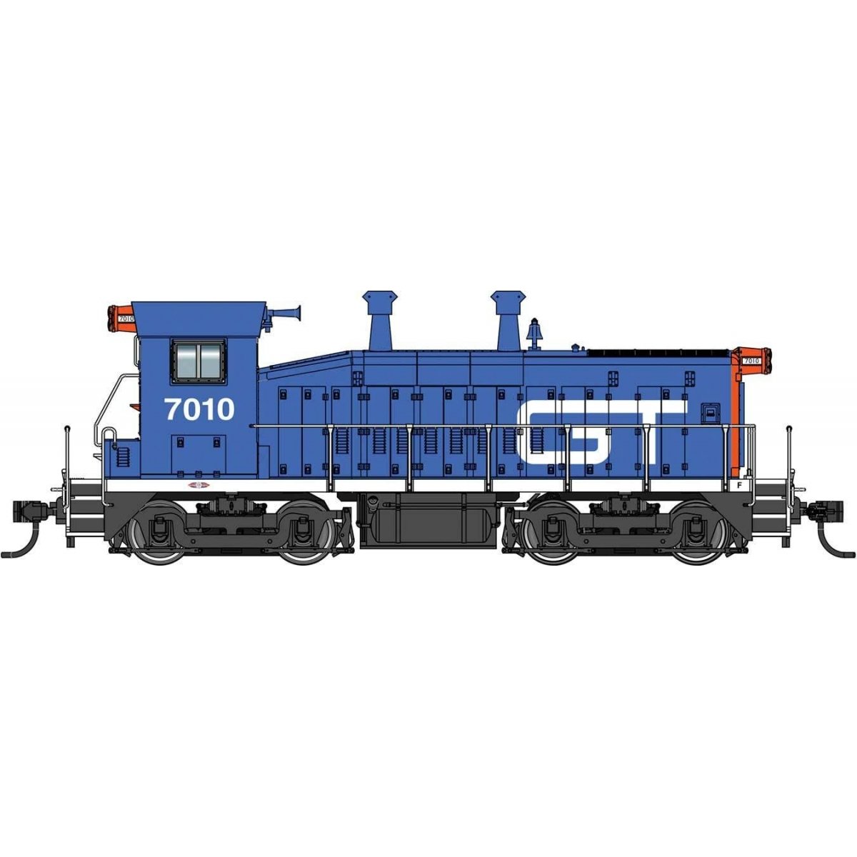 EMD SW9 - LokSound 5 Sound & DCC -- Grand Trunk Western 7010
