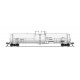 High-Capacity Cryogenic Tank Car 2-Pack - Ready to Run -- UTLX (white), N, Broadway Limited Imports 8147