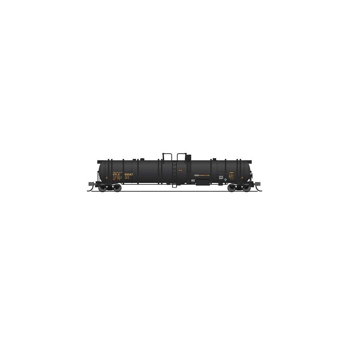 High-Capacity Cryogenic Tank Car 2-Pack - Ready to Run -- UTLX (black), N, Broadway Limited Imports 8148