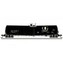 Trinity 25,500-Gallon Tank Car - Ready to Run -- Owensboro Grain GATX 54553 (black, w, N, Atlas Model Railroad Co. 50006175