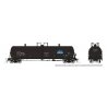 Procor GP20 20,000-Gallon Tank Car 6-Pack - Ready to Run -- Union Carbide UTLX (black, blue, , HO, Rapido Trains Inc 135022